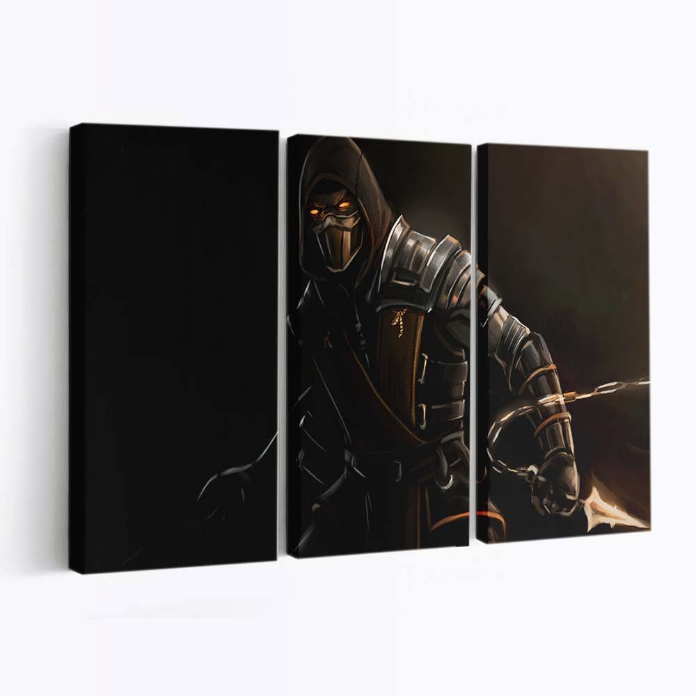 scorpion mortal kombat dark 4k r6